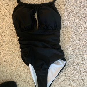 Cupshe one piece black swimsuit